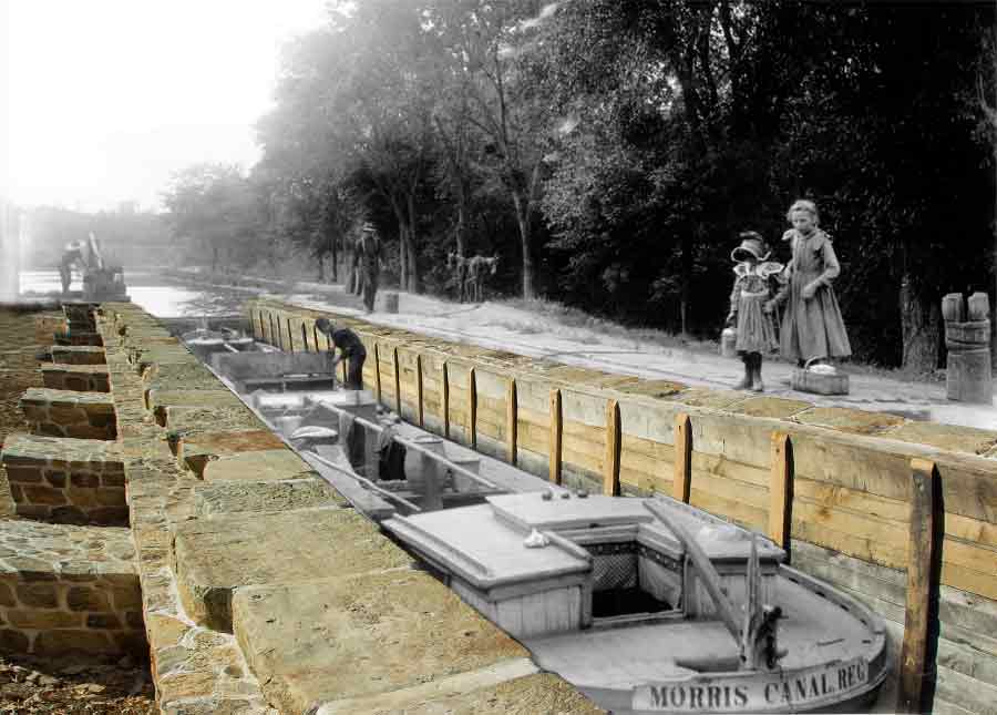 Morris Canal Lock 2 East